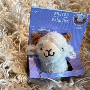 Easter Palm Pet Plush Toy - White and Brown